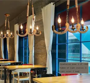 Modern LED Rope Chandelier Lights Hv5re
