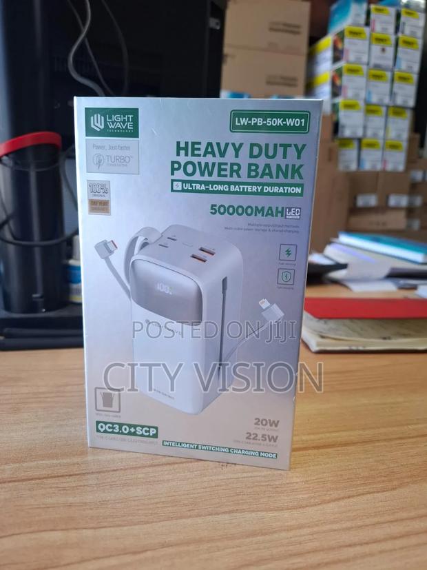 Lightwave Heavy Duty Powerbank 50000mah - main view
