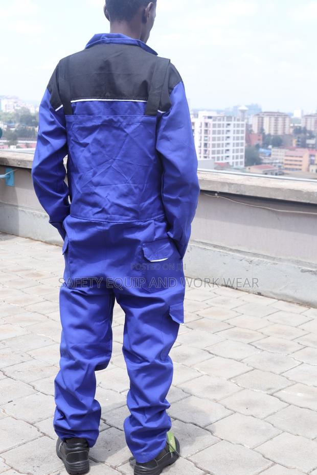 Overall Dungaree Blue Pants - main view