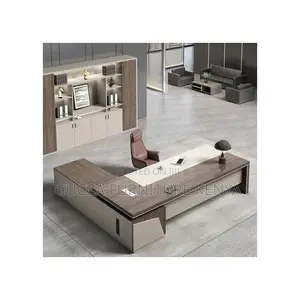 Office Tables:1.6 Meters L Shaped Executive Computer Desk