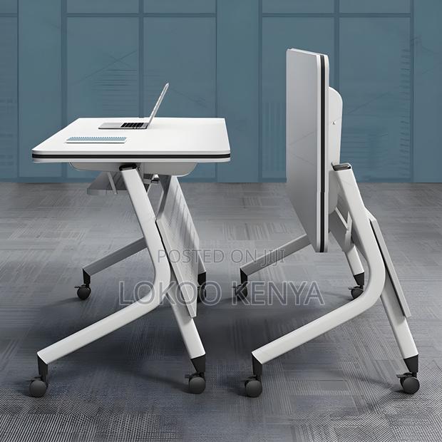 Office Table: White Top Study Conference Table