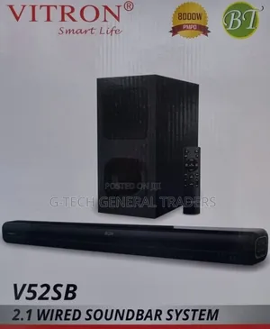 Vitron V52SB 2.1 Wired Soundbar System 8000w