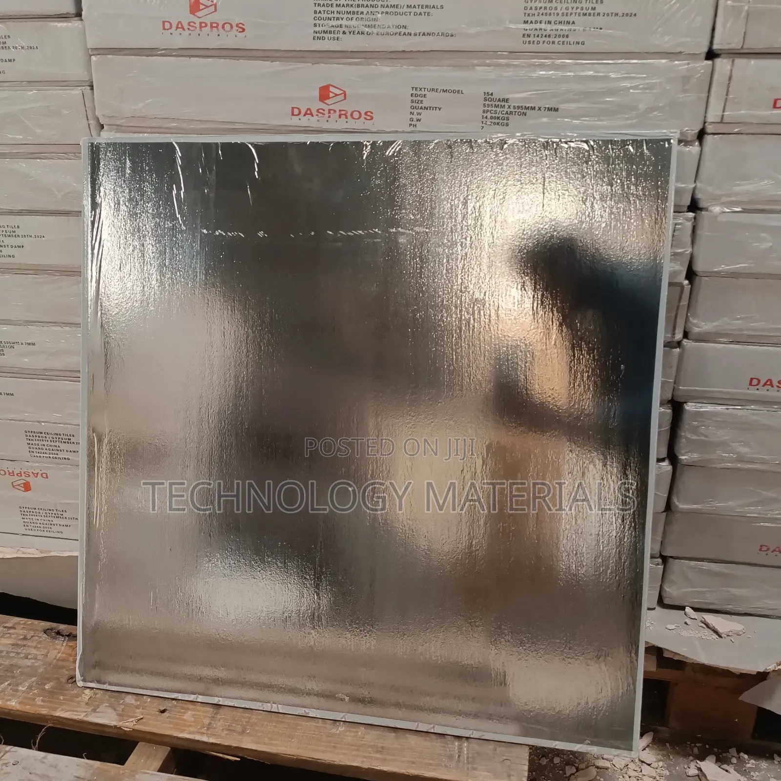 PVC Laminated Gypsum Ceiling Tile