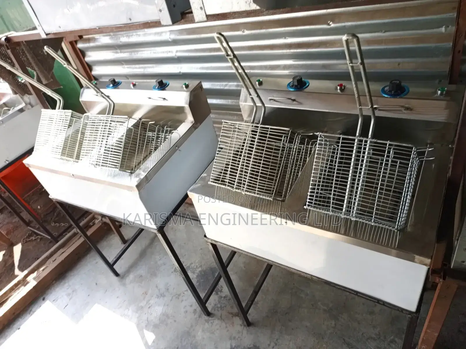 Double Juakali Deep Fryer