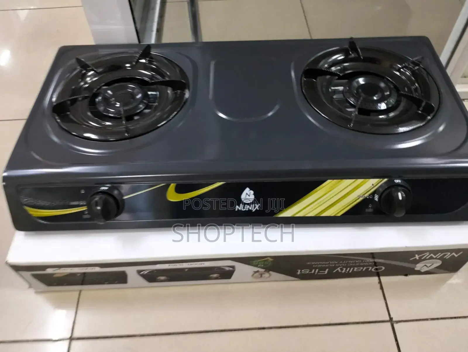 *Nunix Two Burner Sc-002 Black Burner