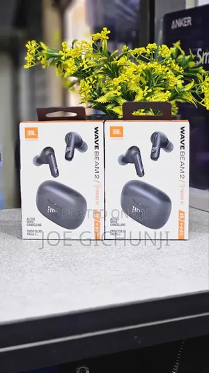 JBL Wave Beam 2, Wireless Noise Cancelling Bluetooth Earbuds
