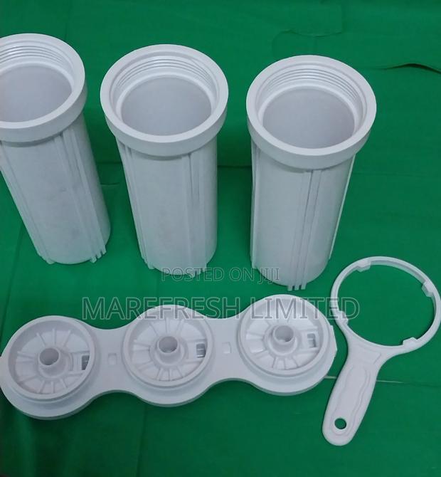 Housing White Tripple 1/4 Inlet - thumbnail 2