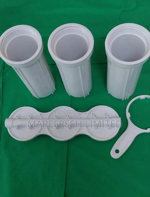 Housing White Tripple 1/4 Inlet - thumbnail 3