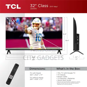 TCL 32-Inch 1080p LED Smart TV With Google TV