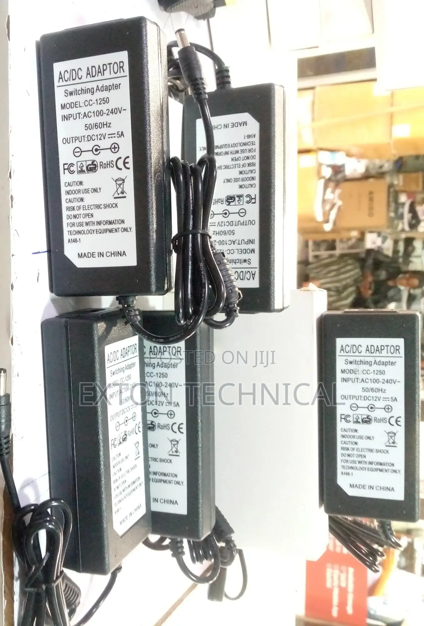 LED AC Adapter AC 100-240v to DC 12v 5a Power Adapter