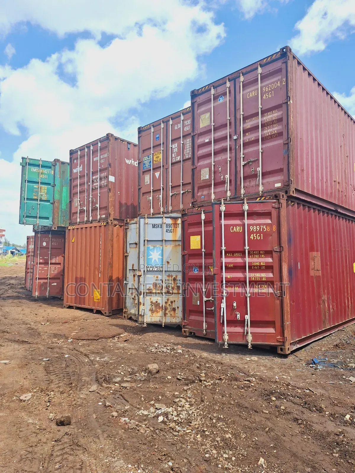 40ft Containers Available for Sale- Food Grade Containers