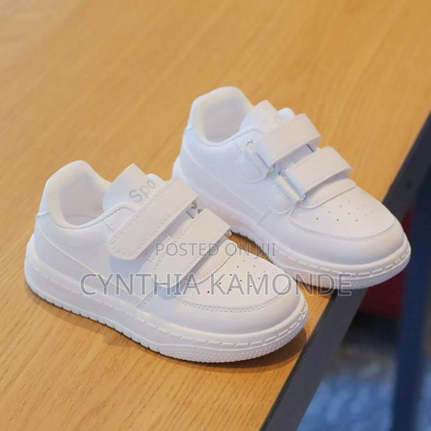 Kids White Sneakers - main view