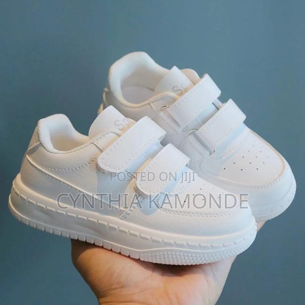 Kids White Sneakers - thumbnail 3
