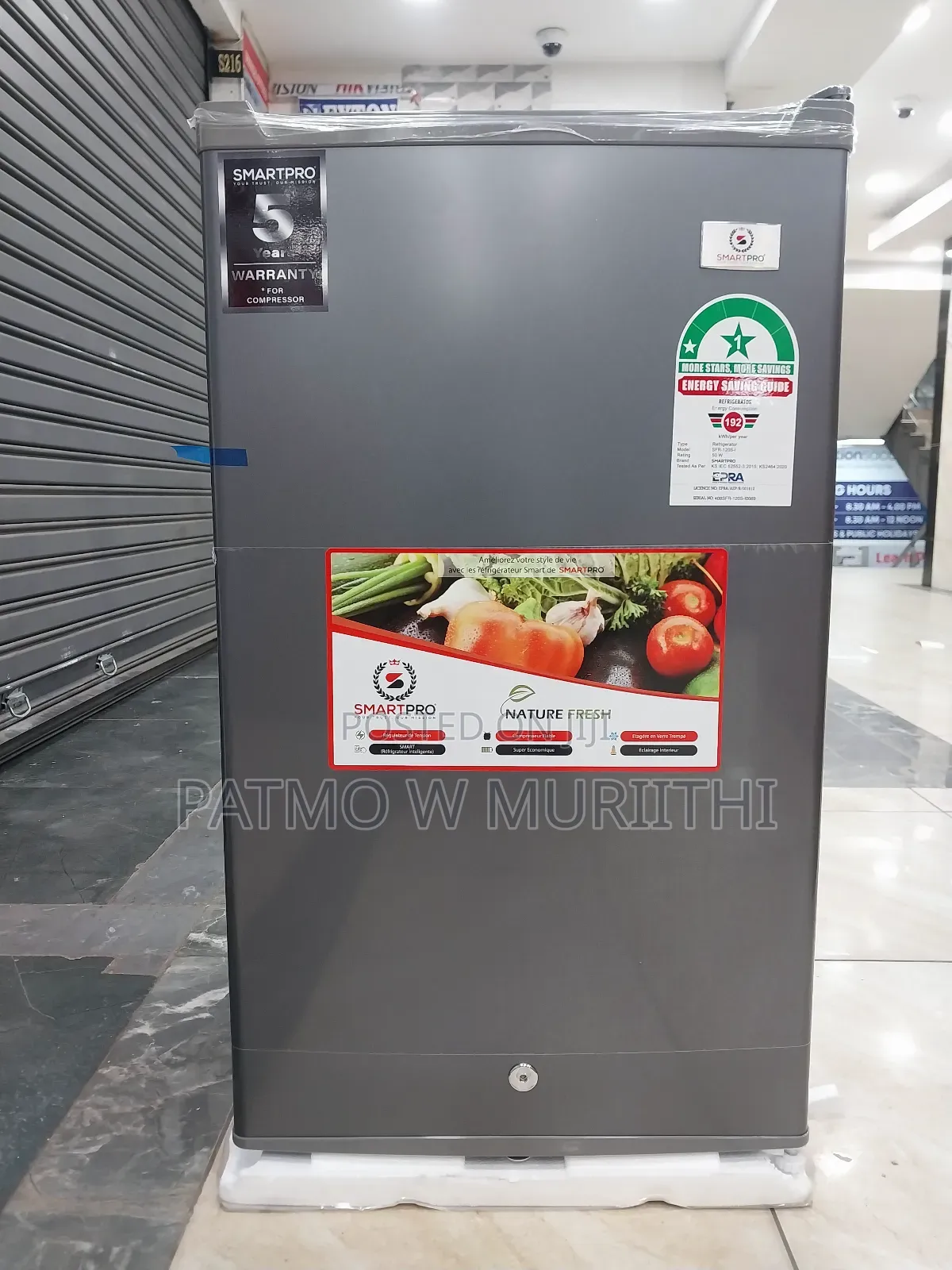 Fridge, Smartpro Single Door Refrigerator 90l
