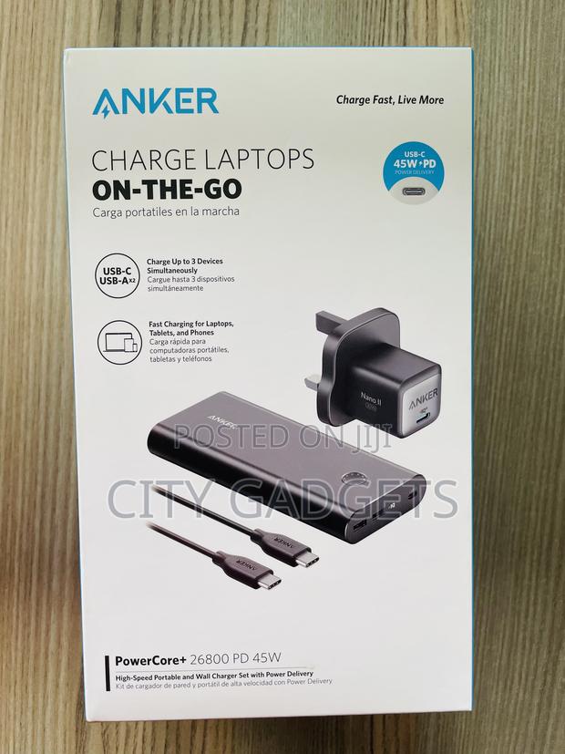 Anker Laptop Power Bank on the Go Charging