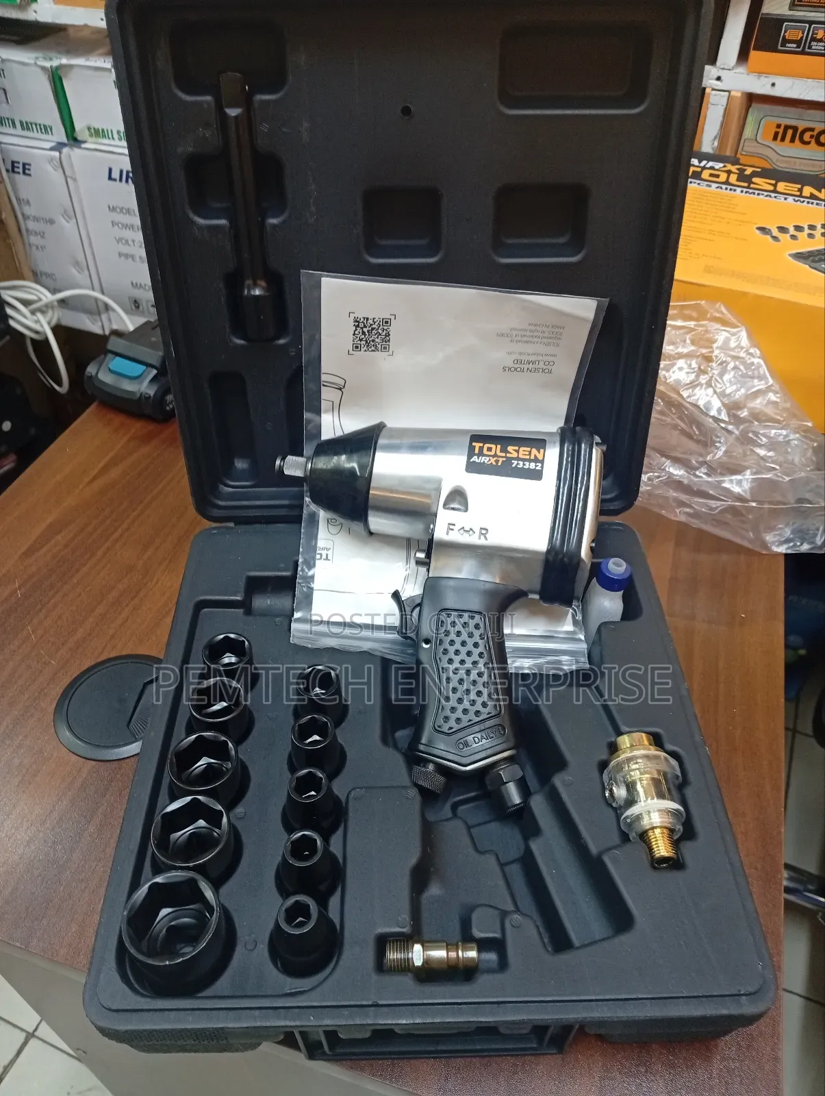 17pcs Air Impact Wrench Set