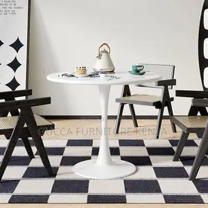 Dining Tables: Mid Century Modern Round Dining Table