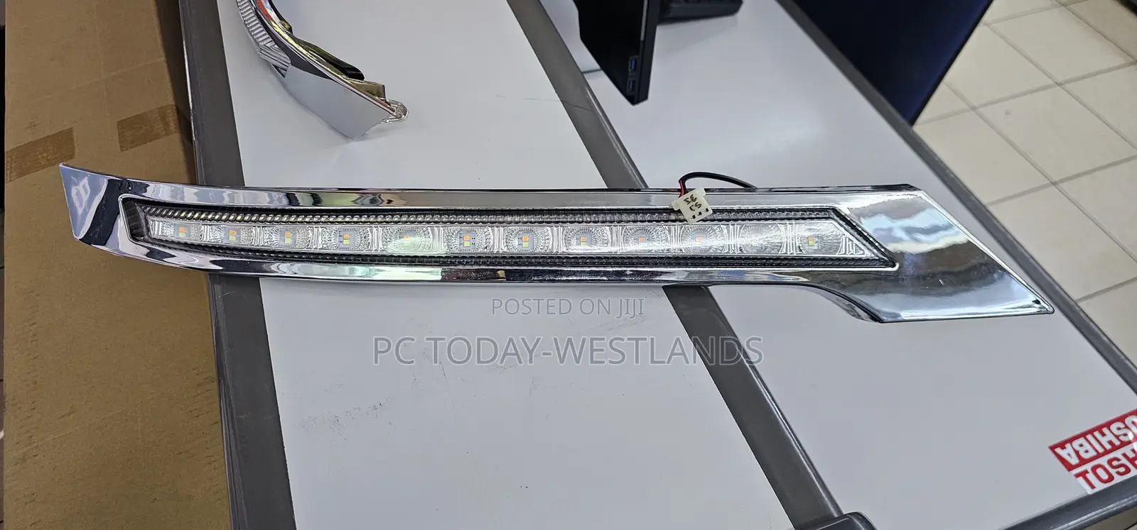 Toyota Vellire DRL Lights With Chrome Cover
