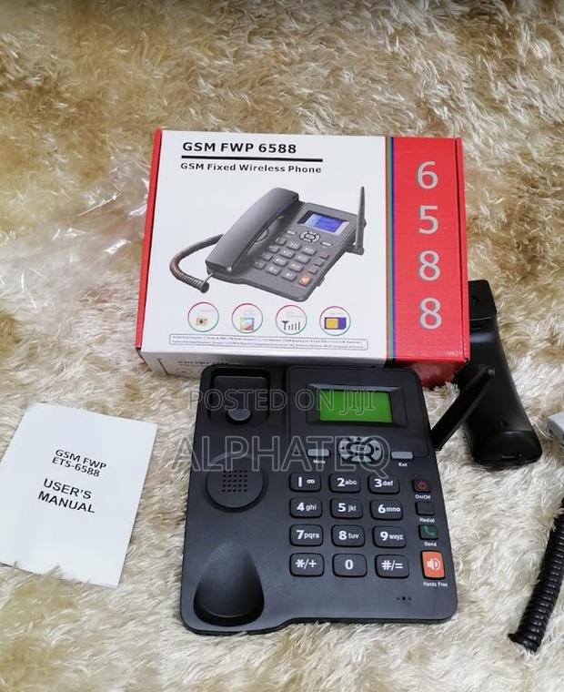 Landline Phone GSM658 Fixed Wireless Landline Desktop Phone+