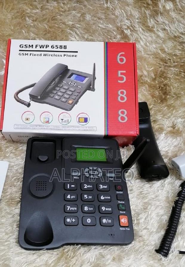 6588 GSM Fixed Wireless Phone With Dual SIM Card Slot