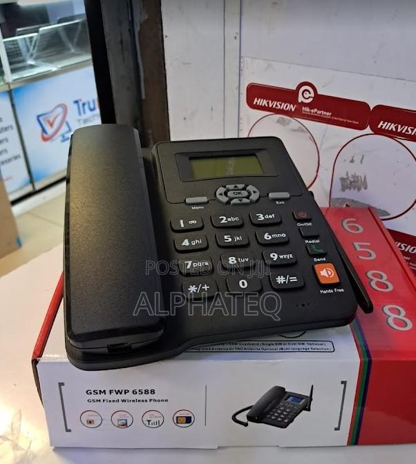 DESKPHONE Wireless Landline Phone // Fixed Phone// Dual Sim