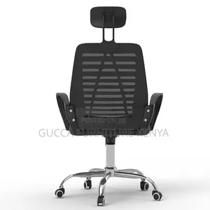 Office Chairs: Ergonomic Headrest Mesh Task High Back Chair