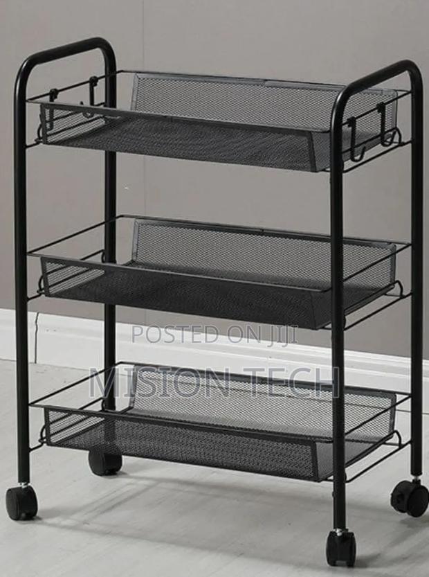 3 Layer Multifunctional Mesh Design Storage Trolley° ✓✓