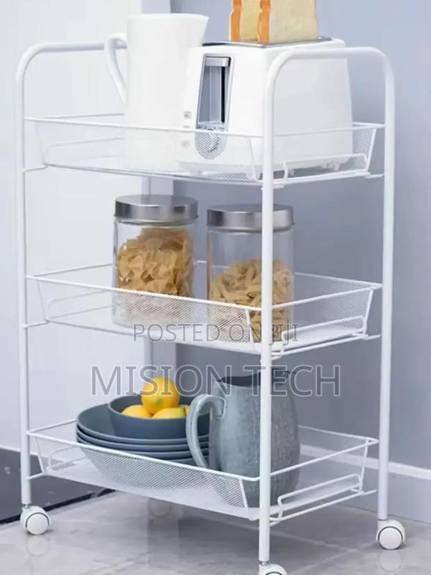 3 Layer Multifunctional Mesh Design Storage Trolley^✓ 