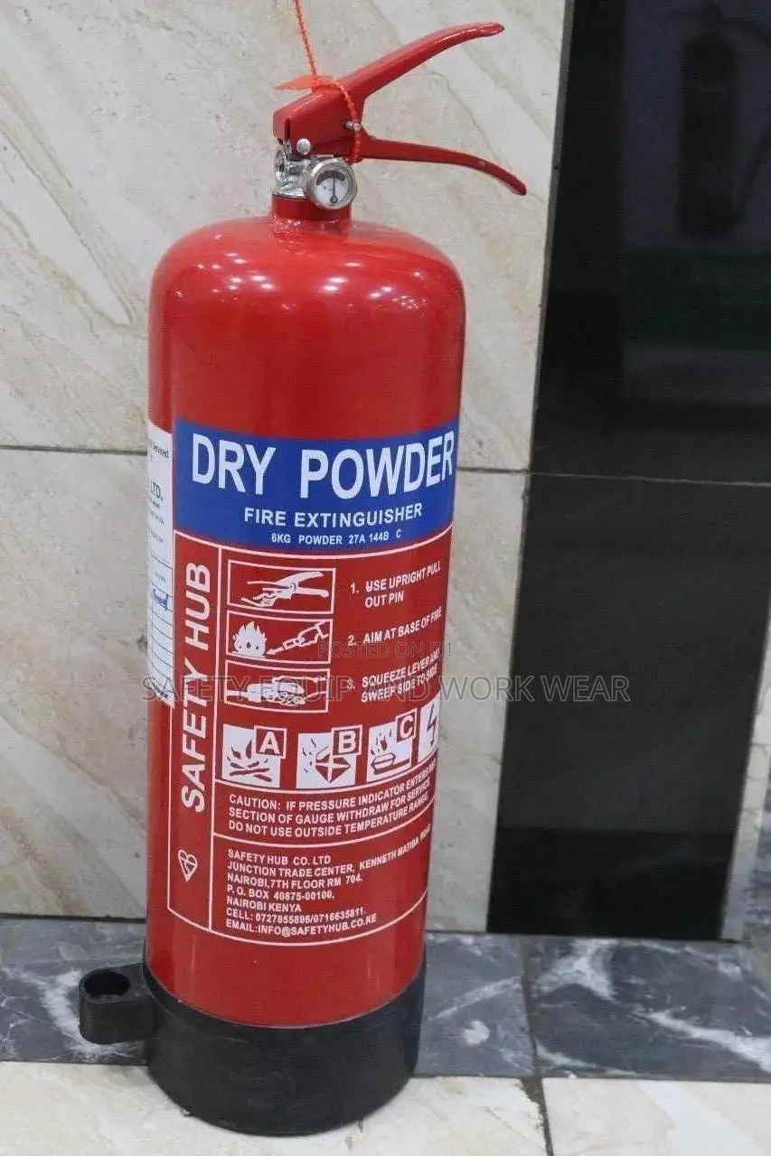 6 Kg Dry Powder Pressure Fire Extinguisher Rust Resistant