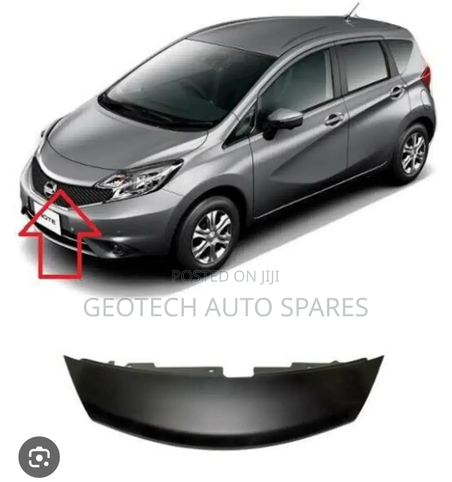 Nissan Noted Grill Top Cover Available