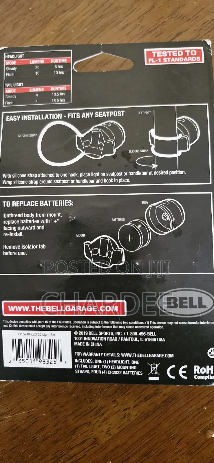 Bike LED Light Set