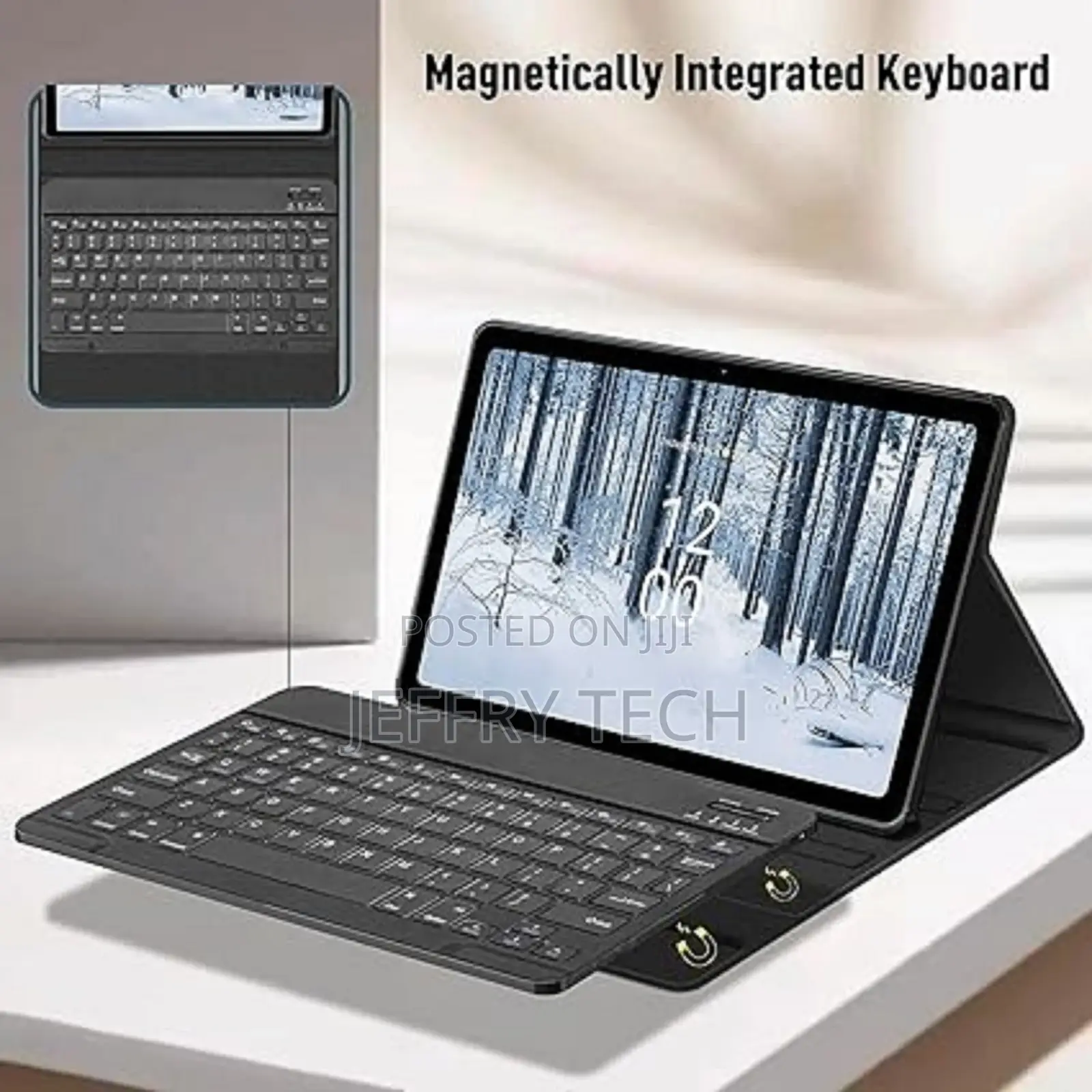 Wireless Bluetooth Keyboard Cover for Nokia T21 Tablet 10.4'
