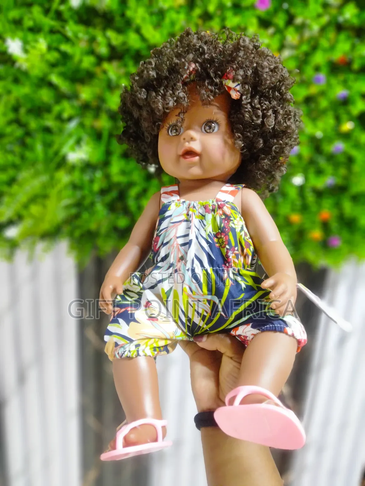 Big African Doll 40cm With Clothes for Kids