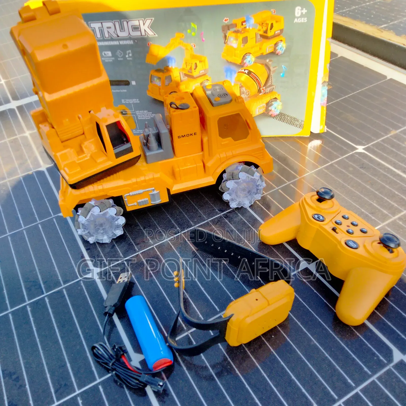 Rechargeable Building Truck With Gesture Sensor for Kids