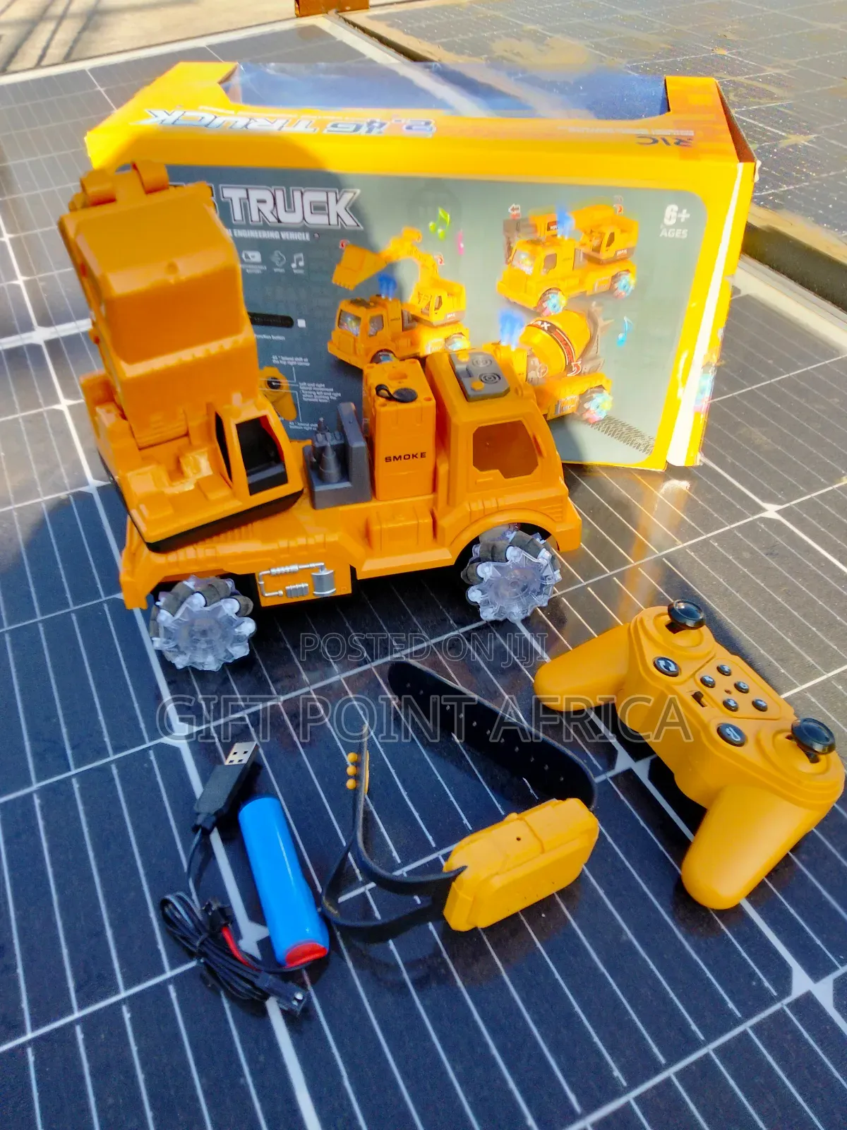 Rechargeable Building Truck With Gesture Sensor for Kids