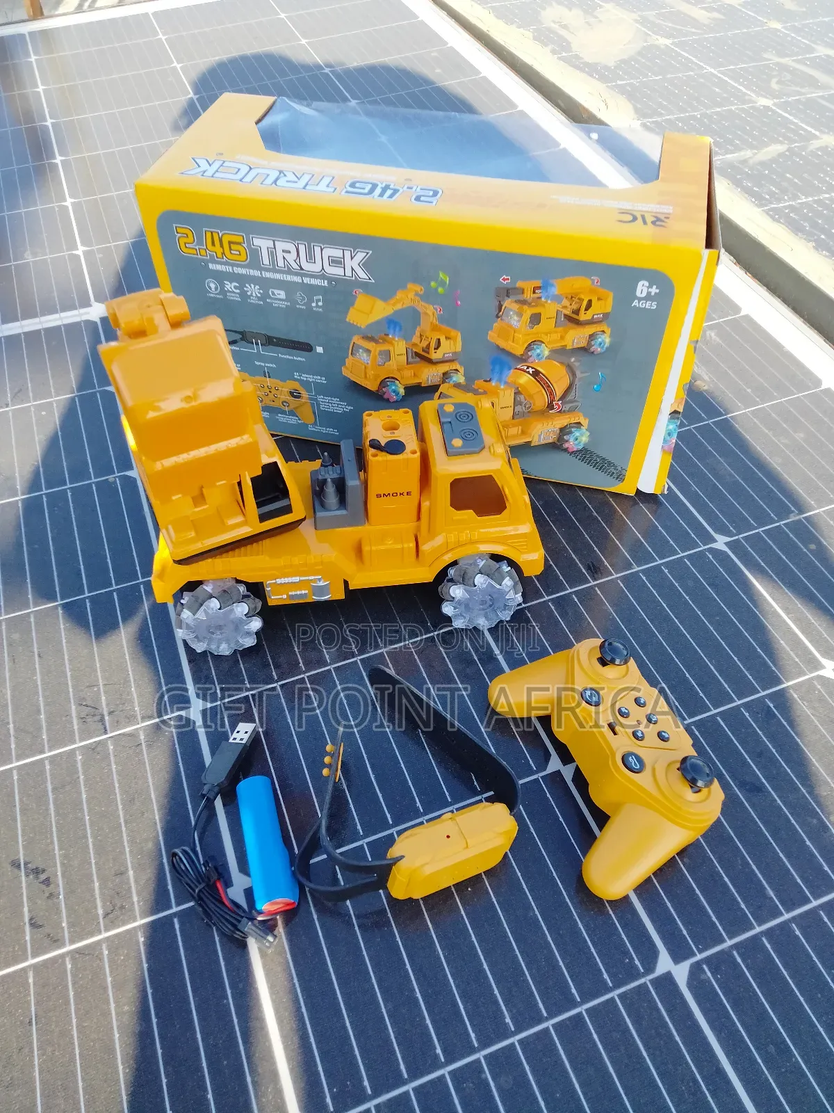 Rechargeable Building Truck With Gesture Sensor for Kids