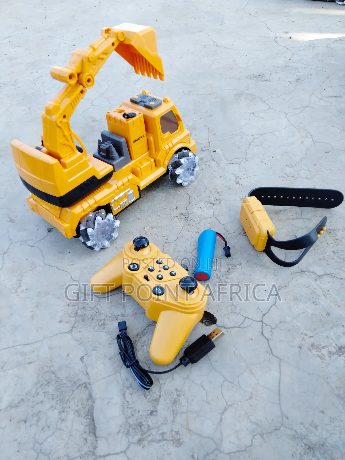 Kids Rechargeable Building Truck With Hand Gestures Sensor