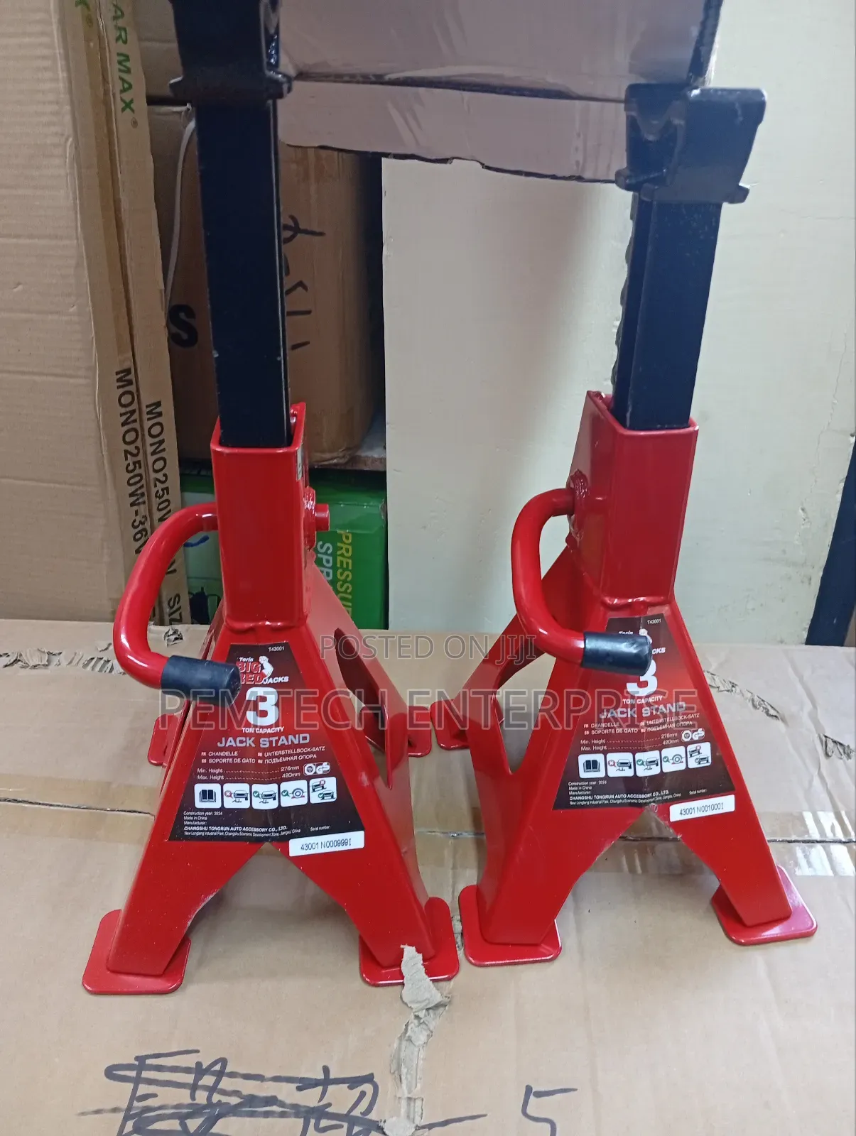 Mechanical Jackstands 3t