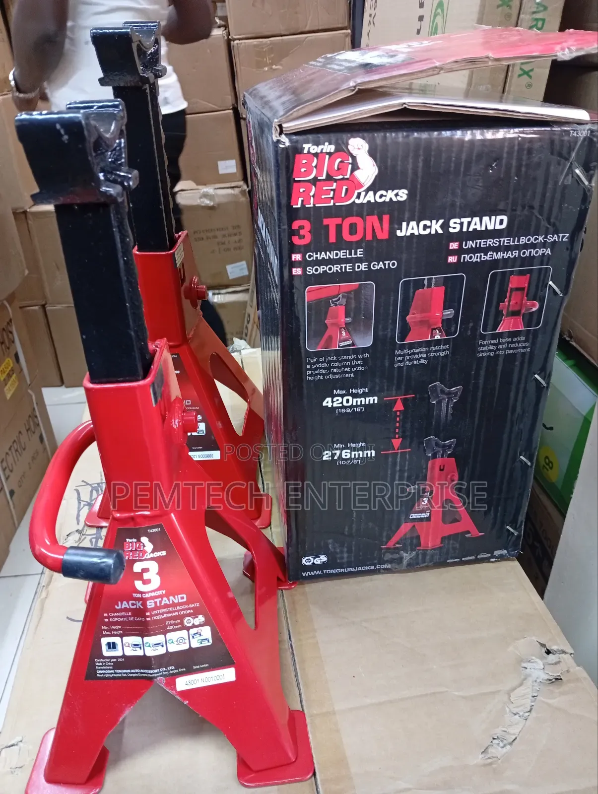 Mechanical Jackstands 3t