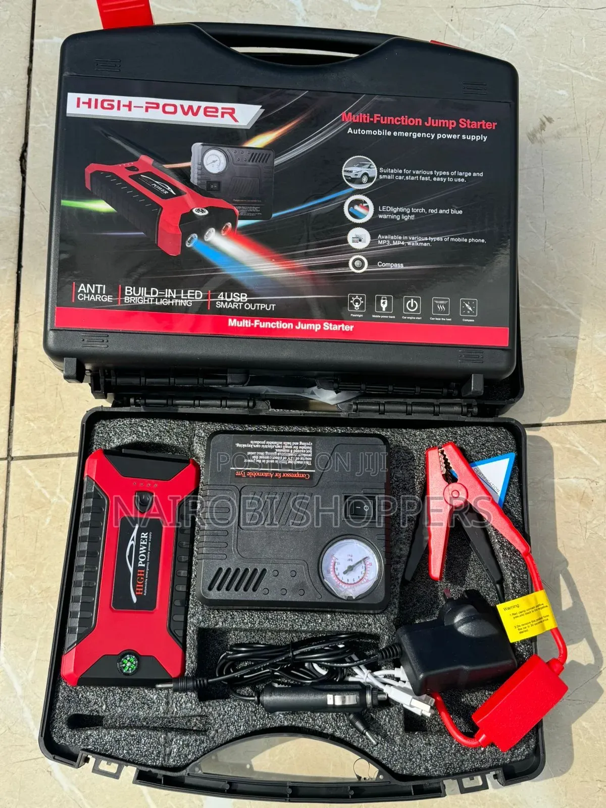 Jump Starter / Car Jump Starter With 2 USB Ports