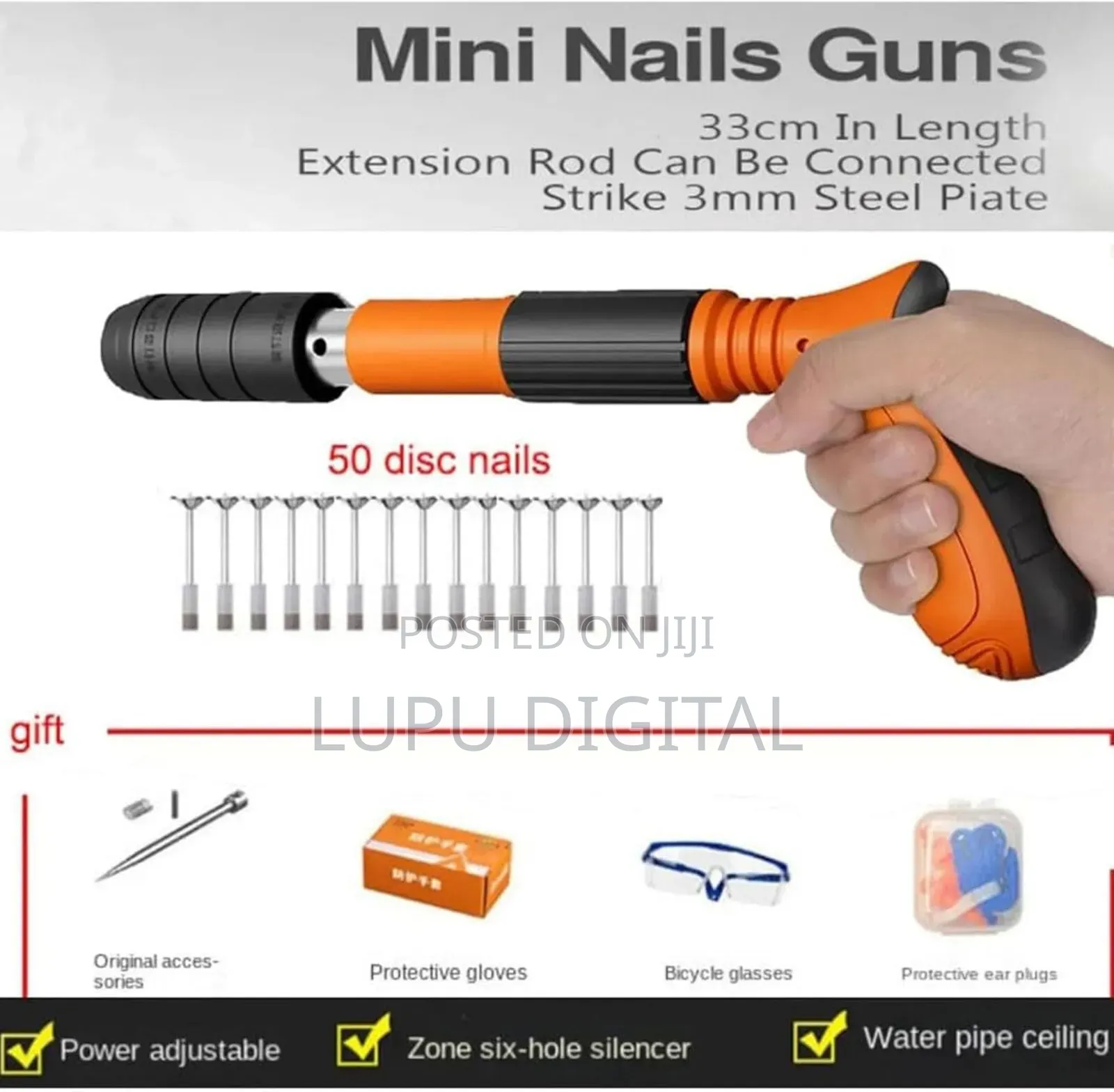 Mini Nail Gun Cordless Concrete Air Nailer Gun
