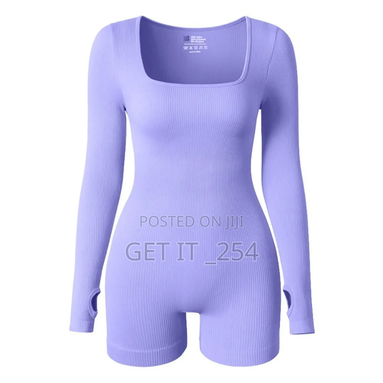 Long Sleeve Short Jumpsuit
Colours:Purple,Pink,Black