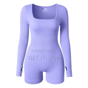 Long Sleeve Short Jumpsuit
Colours:Purple,Pink,Black