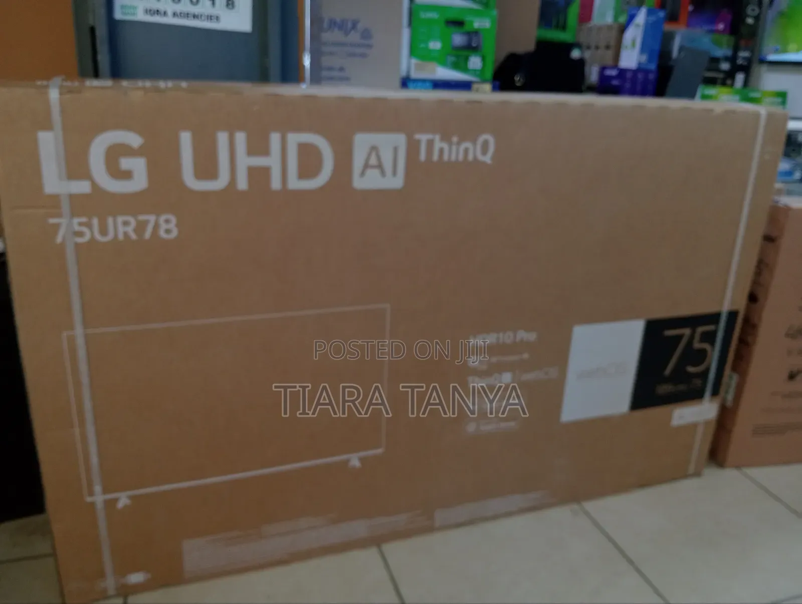 Lg 75" Smart Ur78 Uhd Ai Thin Q TV