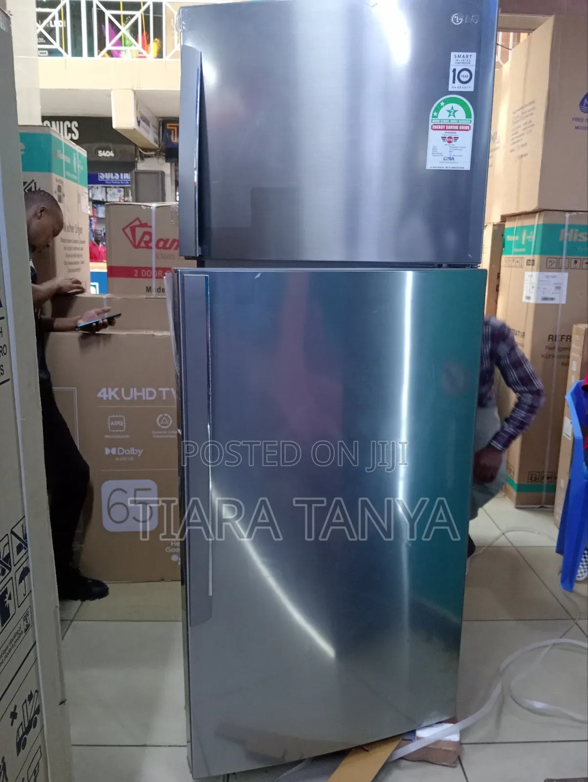 LG GL-C652HLCM Top Mount Freezer Fridge, 438 L
