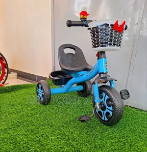 Blue Three Wheels Kids Tricycle