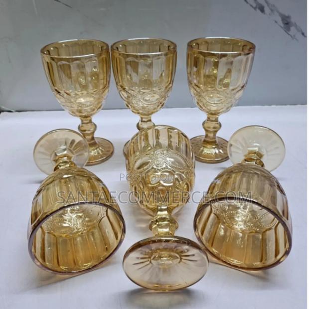 6 PCS 260ml Heavy Gauge Wine Glass