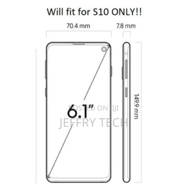 Samsung S10 Transparent TPU Shock Proof Case Cover CLEAR - thumbnail 2