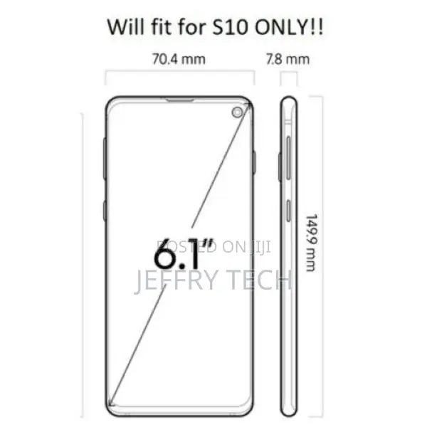 Samsung S10 Transparent TPU Shock Proof Case Cover CLEAR