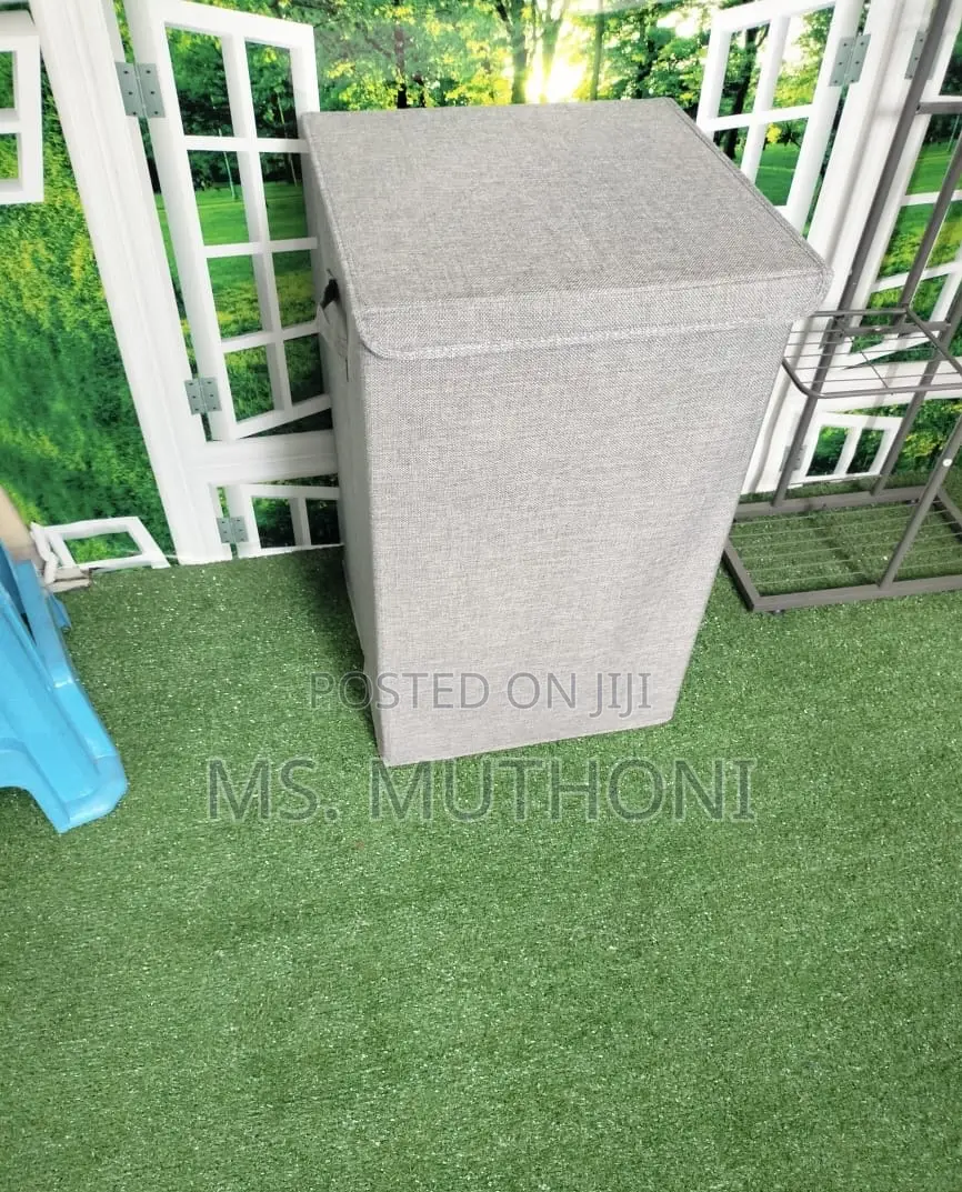 Cotton Laundry Basket With Cover